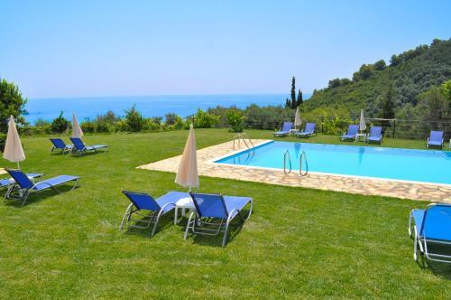 Loft Apartment Adonis In Pelekas Beach With Pool