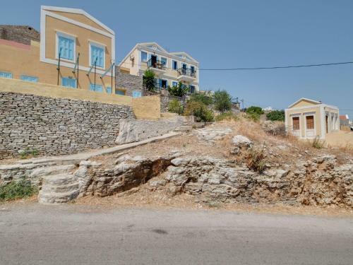 Bright Holiday Home In Symi Island With Balcony