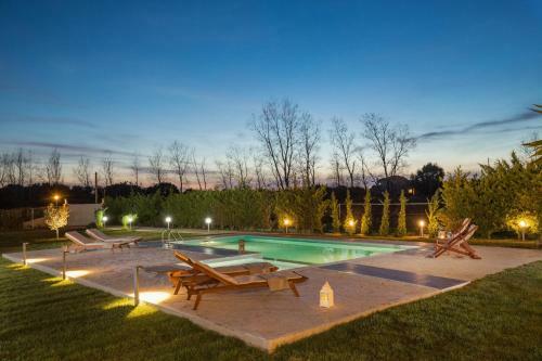 Chalikounas Villa Sleeps 6 Pool Air Con Wifi