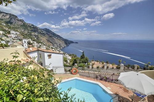 Praiano Villa Sleeps 10 Pool Air Con Wifi