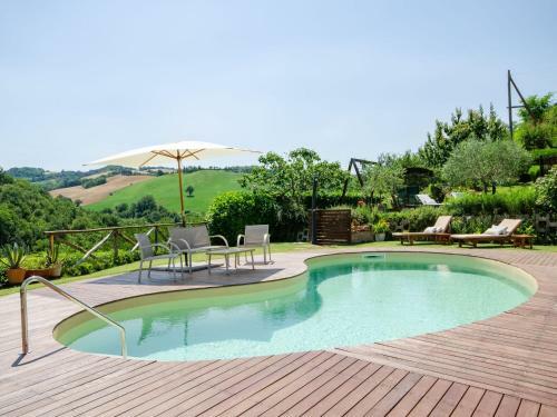 Serene Holiday Home In Urbino With Private Pool