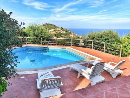 Villa Wonderful Seaview And Pool: Casa Rosa 3