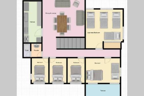 ???? ???????? ?????????? Hakone Rose Hill Private Duplex Villa & Hotsprings