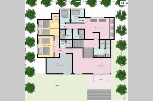 ???? ???????? ?????????? Hakone Rose Hill Private Duplex Villa & Hotsprings