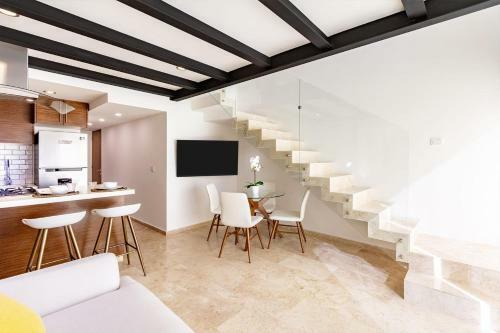 Apartamento Charming New Loft With Deck And Rooftop Pool By Beach