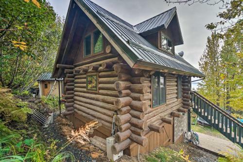 Heavenly Homer Log Cabin With Ocean And Mtn Views!