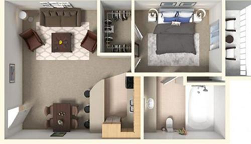 Apartamento 220 - Suite 220- Perfect Setup To Wo