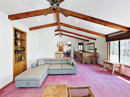 New Listing! Fireside Fun With Deck, Game Room & Bar Home