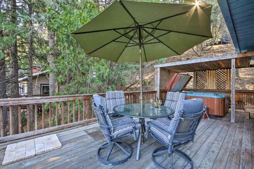 Secluded Cabin With Hot Tub - Walk To Lake Gregory!