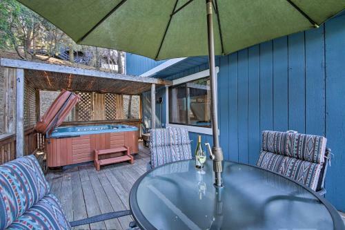 Secluded Cabin With Hot Tub - Walk To Lake Gregory!