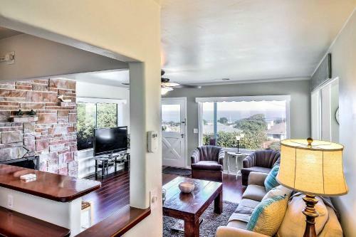 Stunning Monterey Home With Views Right On The Bay!