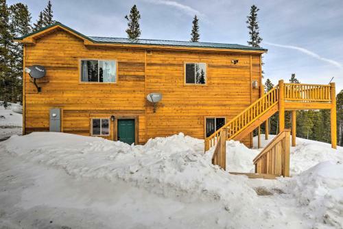 Mountainside Fairplay Cabin With Game Room And Sauna!