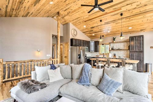 Mountainside Fairplay Cabin With Game Room And Sauna!