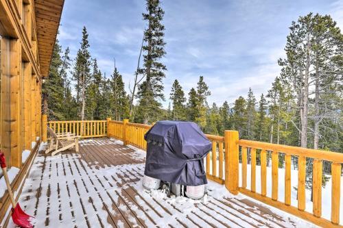 Mountainside Fairplay Cabin With Game Room And Sauna!