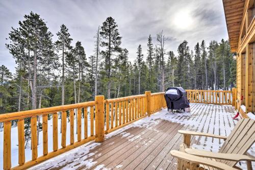 Mountainside Fairplay Cabin With Game Room And Sauna!