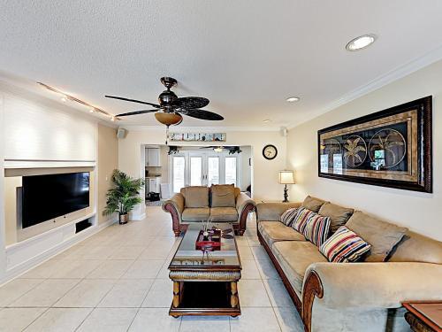 New Listing! Canal-front Oasis With Pool & Boat Dock Home