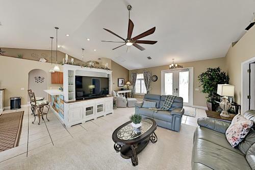 Canalfront Beauty With Private Heated Pool & Garage Home
