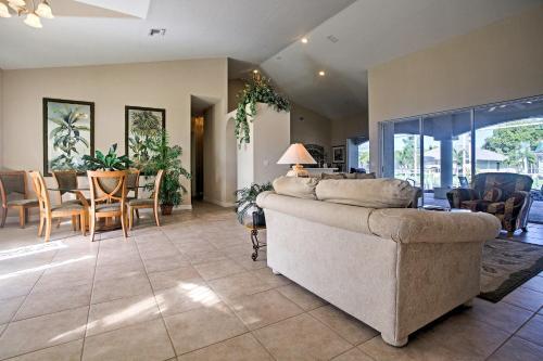 Cape Coral Canalfront Home With Pool, Lanai And Dock!