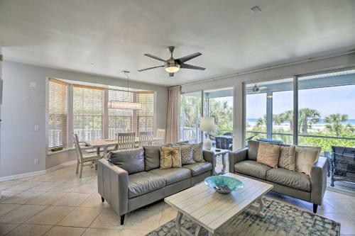 Apartamento Beachfront Upper Captiva Condo With Sunset View!