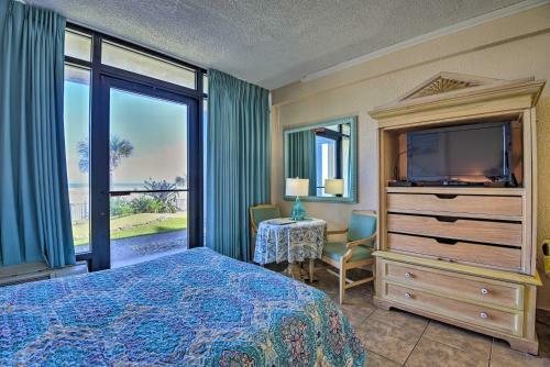 Apartamento Oceanfront Resort Condo Steps To Daytona Beach!