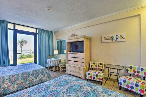 Apartamento Oceanfront Resort Condo Steps To Daytona Beach!