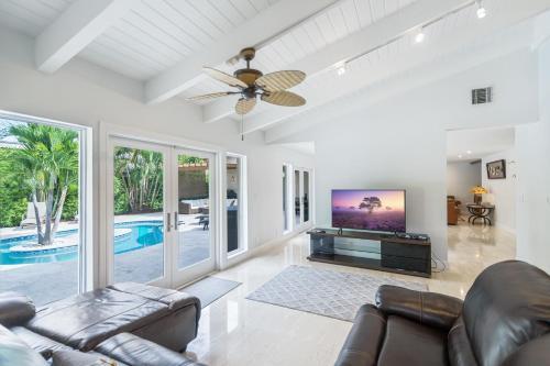 New Listing! Luxe Waterfront With Pool & Boat Dock Home