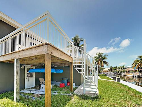 New Listing! Canal-front Retreat With Dock, Balcony Home