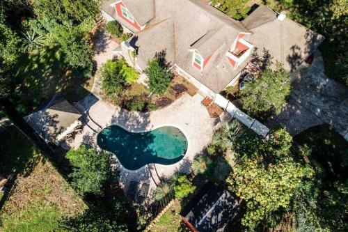 English Cottage Pool Home Florida Style