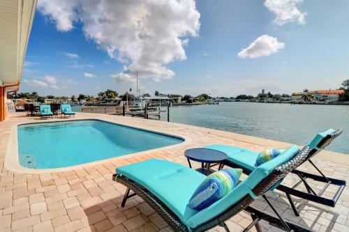 New Listing! Modern Retreat With Private Pool & Dock Home
