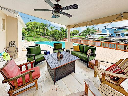 New Listing! Upscale Canal Home With Pool & Dock Home