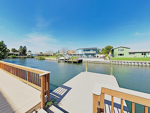 New Listing! Upscale Canal Home With Pool & Dock Home