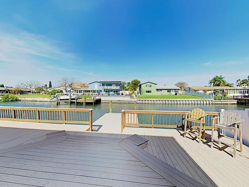 New Listing! Upscale Canal Home With Pool & Dock Home