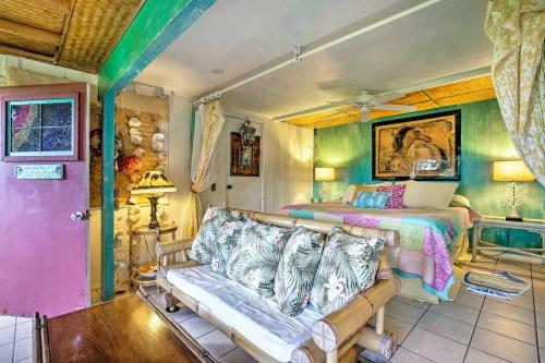 Apartamento Tropical Garden Studio Minutes To Two Step Beach!