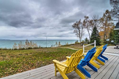 Peaceful Lake Mich Retreat With Private Waterfront!