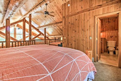 Lakefront Log Cabin With Dock About 9mi To Lutsen Mtn