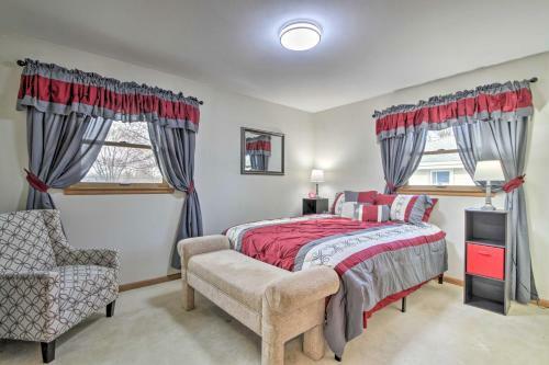 Cheerful Rochester Retreat With Workout Room!
