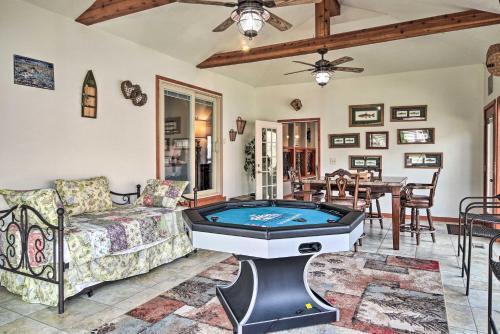 Waterfront Retreat With Boat Dock And Game Room!