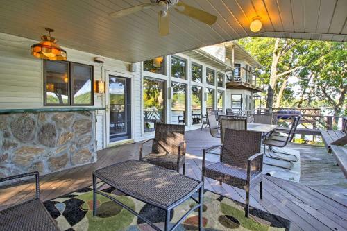 Waterfront Sunrise Beach Home With Hot Tub And Dock