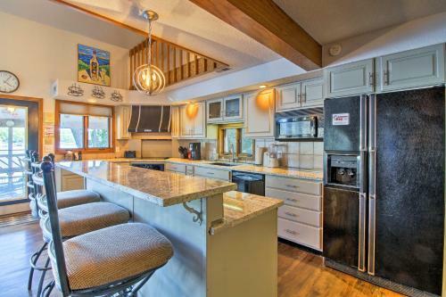 Waterfront Sunrise Beach Home With Hot Tub And Dock