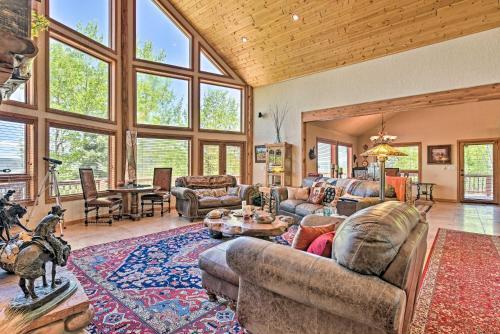 Spacious Angel Fire Retreat With Deck And Mtn Views