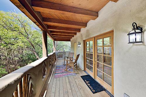 Adobe Home With Lovely Alfresco Living Space Home