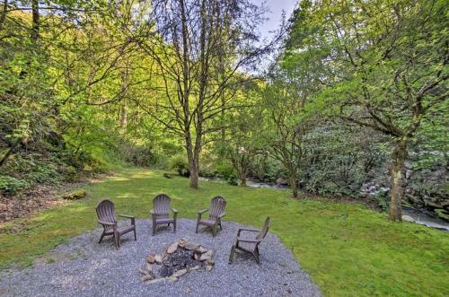 Bryson City Cabin With Fire Pit On Coopers Creek!