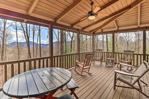 Private Sapphire Valley Resort Cabin With Mtn Views!