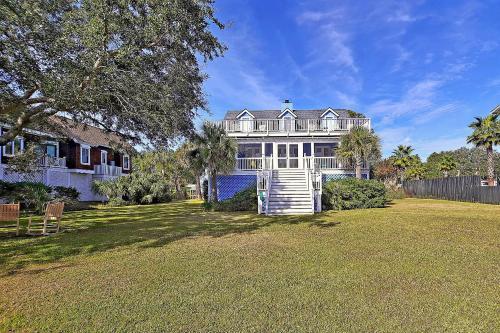 Charming Beach Home With Balconies & Lush Yard Home
