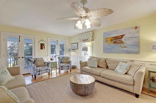 Charming Beach Home With Balconies & Lush Yard Home