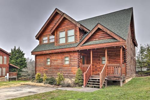 Pigeon Forge Cabin With Games, 1 Mi To Parkway!