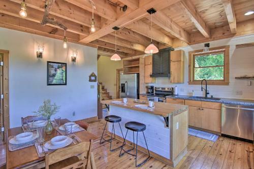 Timber Frame Cabin With South Holston Lake Views