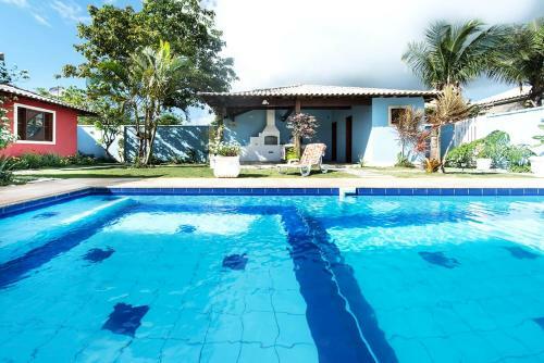 Casa Em Cond Fechado Com Wifi, Piscina E Churrasq