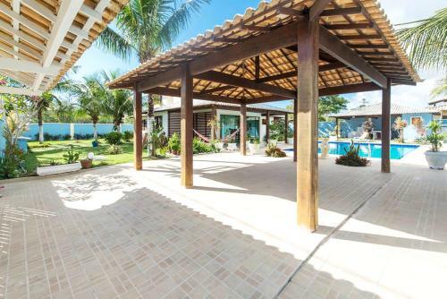 Casa Em Cond Fechado Com Wifi, Piscina E Churrasq