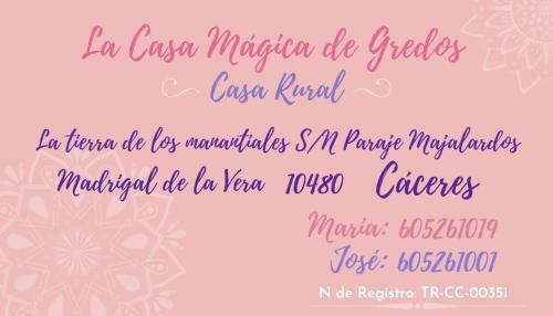 Casa Rural: La Casa M�gica de Gredos